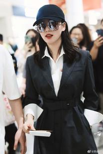 Icberlin男款驾驶型大框太阳镜女款方框薄钢无螺丝墨镜Angelina t