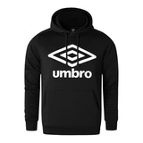 Umbro, демисезонная удерживающая тепло трендовая куртка, трикотажная толстовка с капюшоном