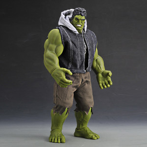 漫复仇者威联盟钢铁无敌浩克HULLK绿巨人模型动漫收藏版手办玩具