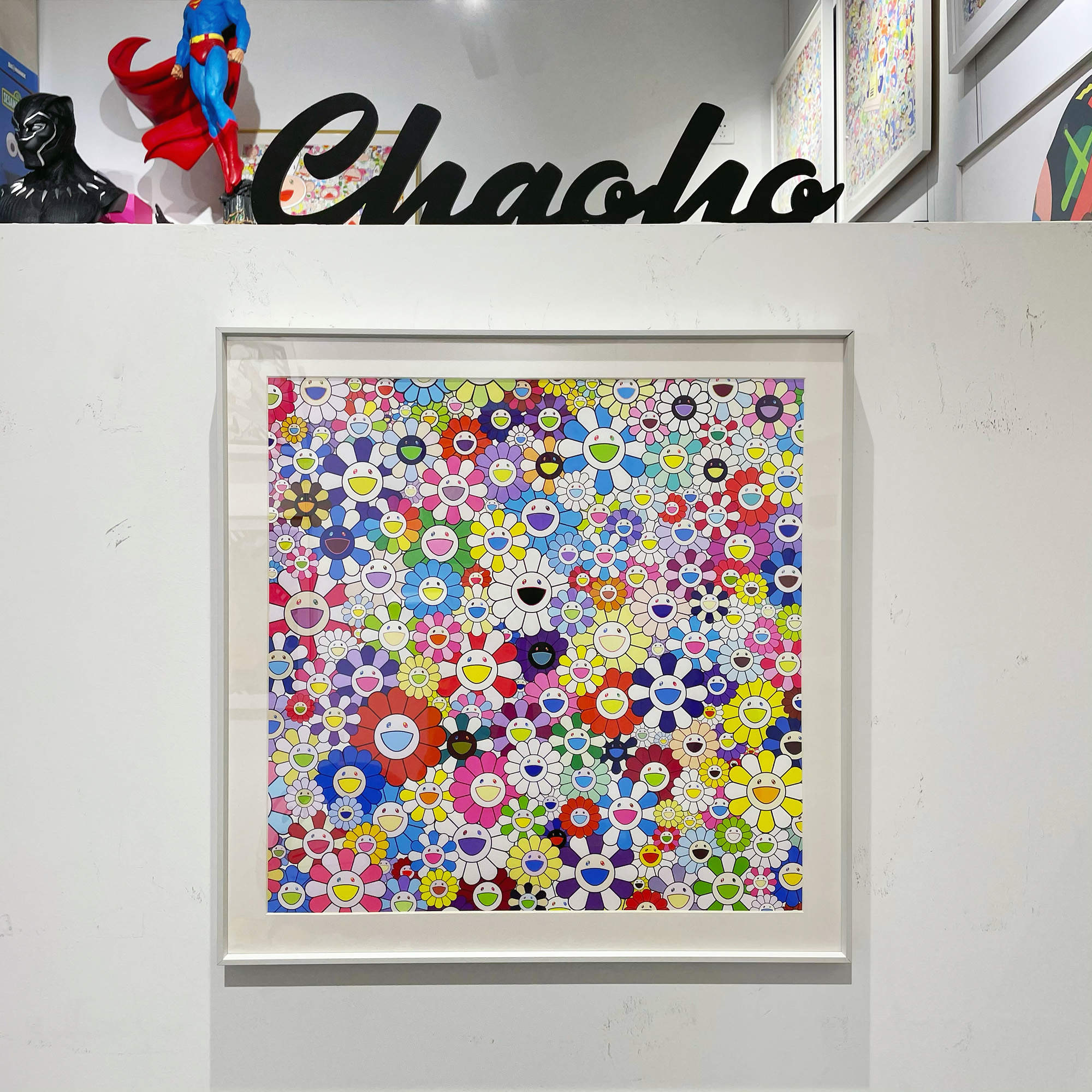 黄泉之国卧室版画村上隆潮流挂画