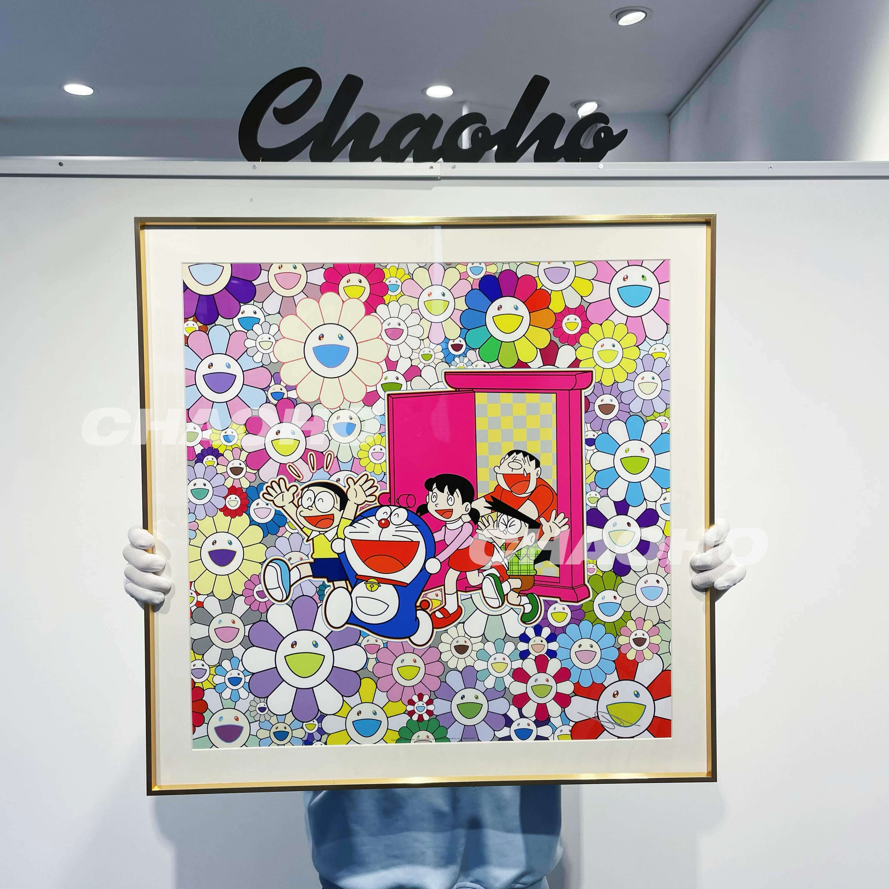 卧室版画村上隆挂画艺术潮流装饰