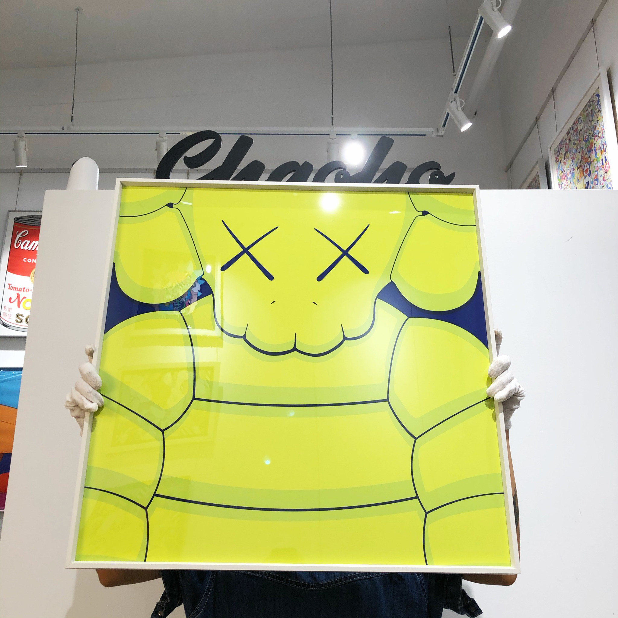 kaws工作室版画米其林潮流装饰画