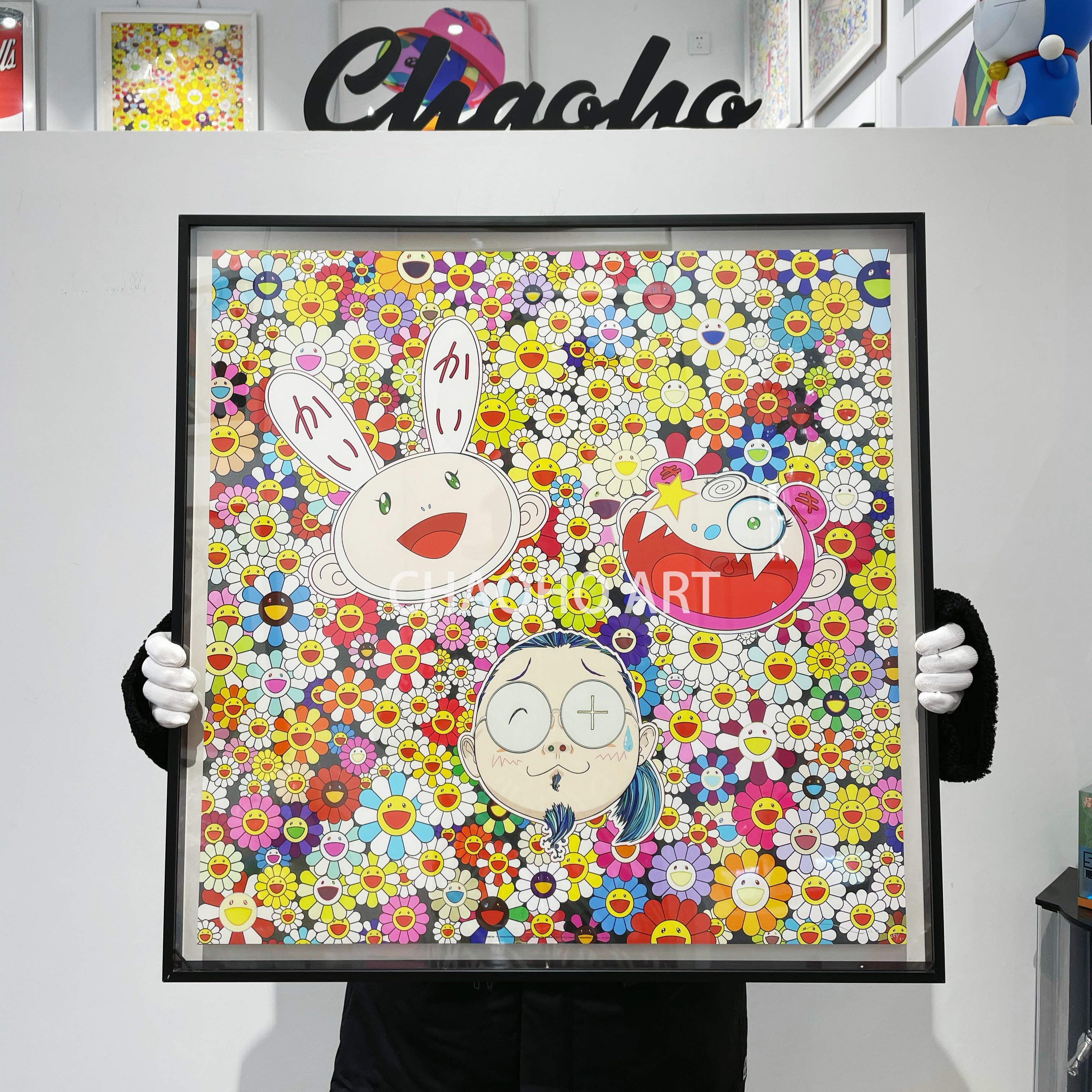 村上隆版画欧阳娜娜同款装饰画