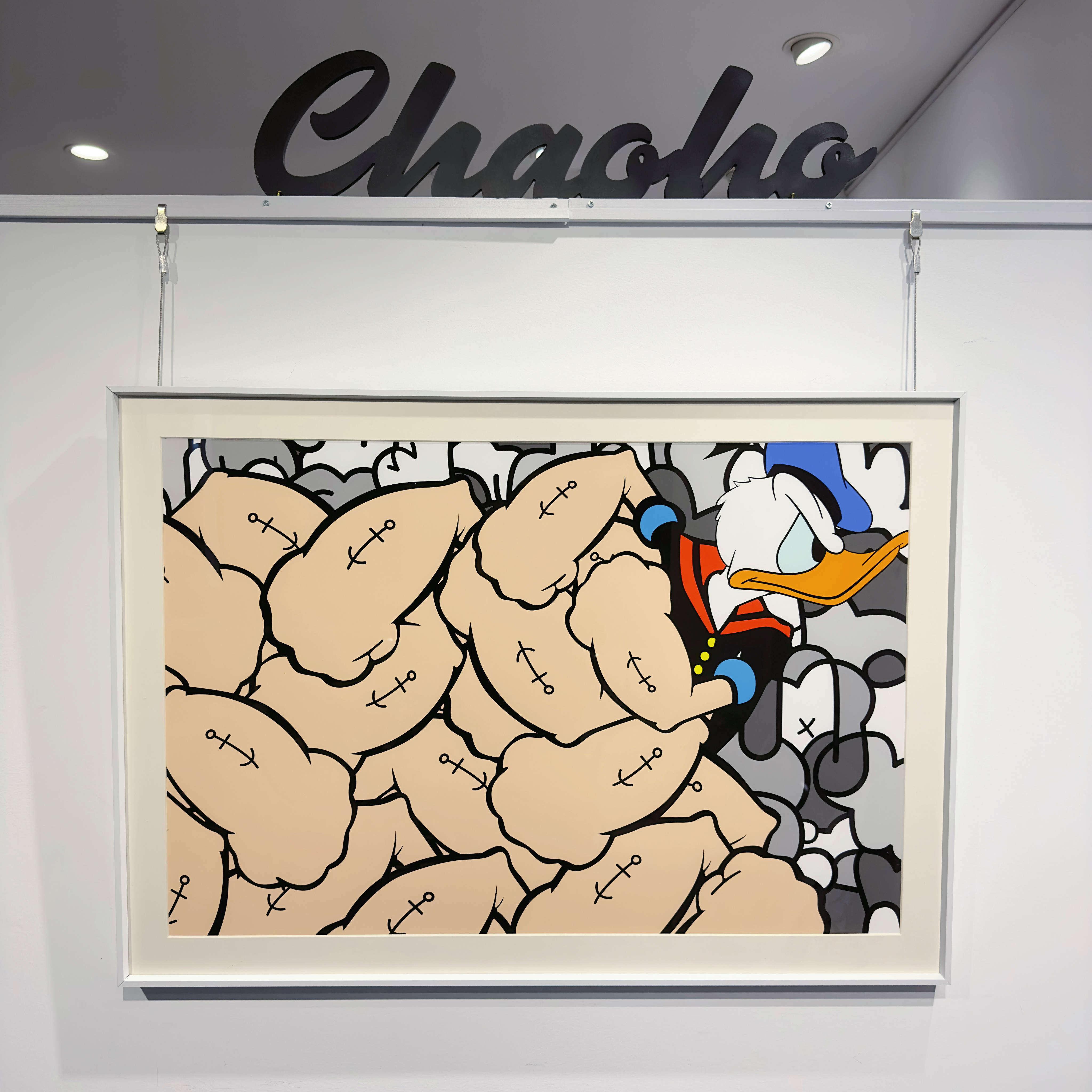 唐老鸭卧室装饰画迪斯尼版画