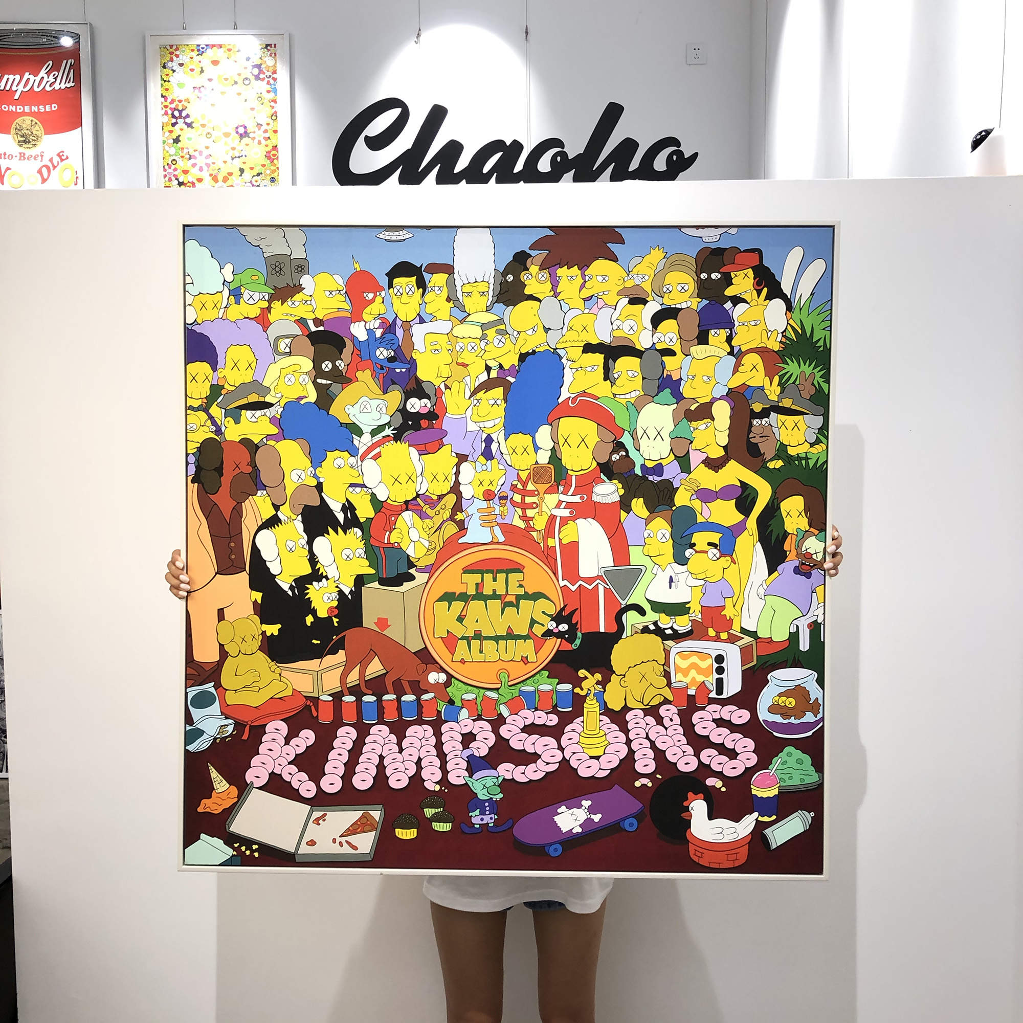 KAWS客厅辛普森披头士潮流装饰画
