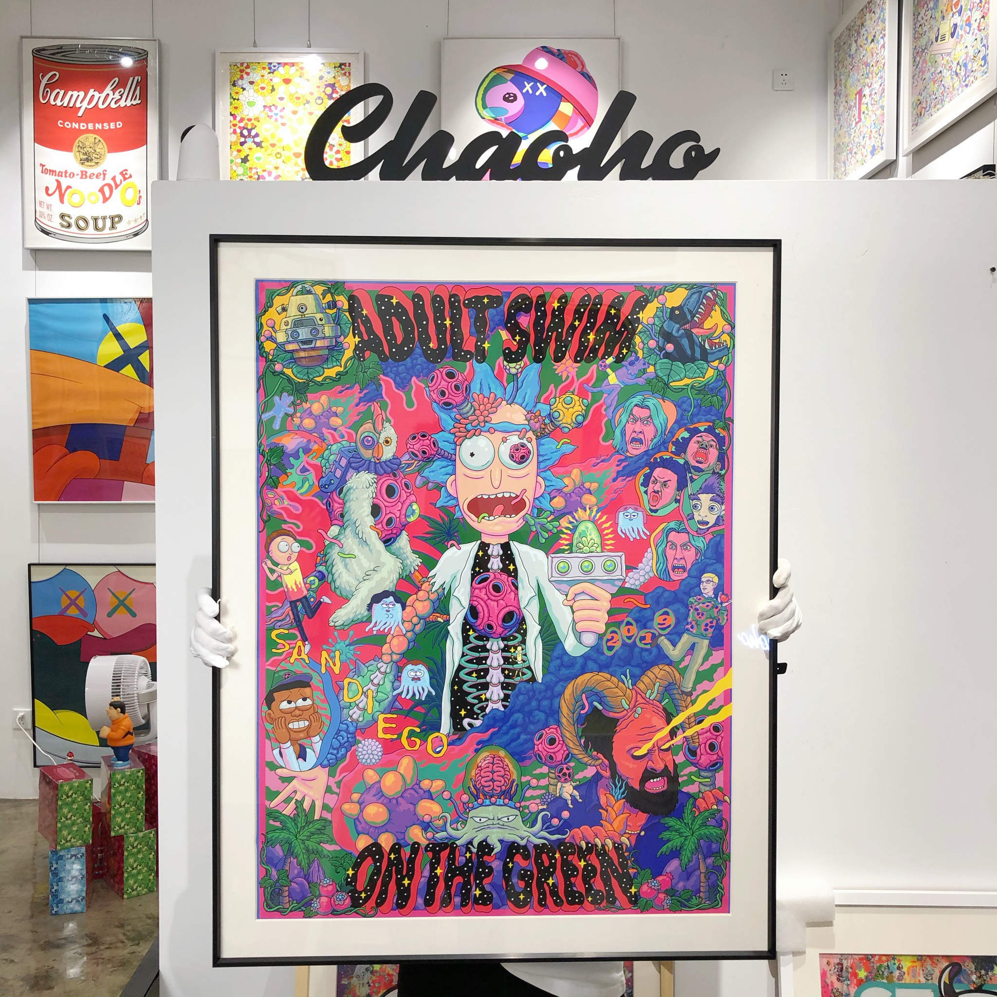 瑞克和莫蒂卧室版画rick潮流挂画