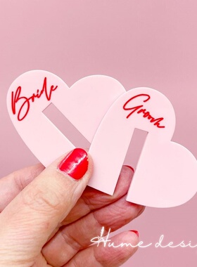 ins定制文字名字爱心西式婚礼酒店宾客席位卡名卡座位卡宴会名牌