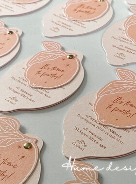 高端定制婚礼请柬宴会菜单宾客席位卡定制结婚商务酒席创意感谢卡