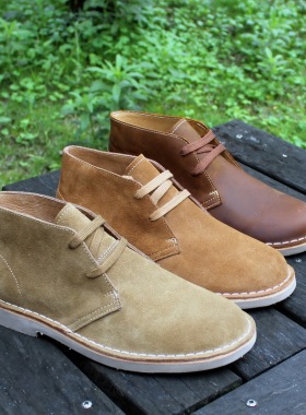 春秋外贸沙漠靴desert欧美男工装透气复古英伦马丁系带耐磨大码46