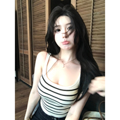 好好穿 MISS CHANGE 软糯又实穿自带胸垫 背心上衣