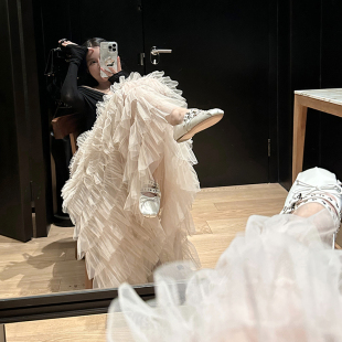 重工19层渐变多层蓬蓬纱半身长裙 千层蛋糕 MISS CHANGE