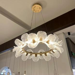 法式 现代餐厅卧室公主房灯具 轻奢繁花客厅吊灯 设计师高级感新款