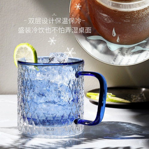 宜龙玻璃中式水杯是水杯马克杯