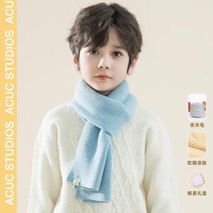 ACUC儿童针织围巾韩版