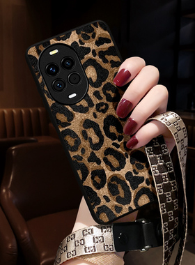 适用华为nova14手机壳新款nova13pro保护套Ultra欧美风nova11复古NOVA12豹纹nova10女n8挂绳7网红se活力版Hi9