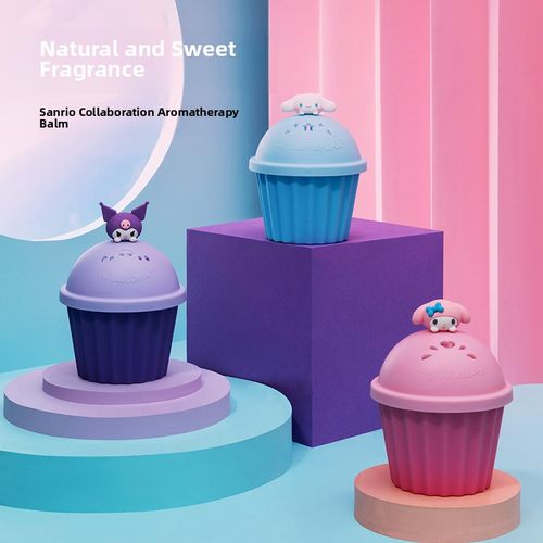 MINISO名创优品三丽鸥系列香薰膏车载固体香膏自然淡香持久室内