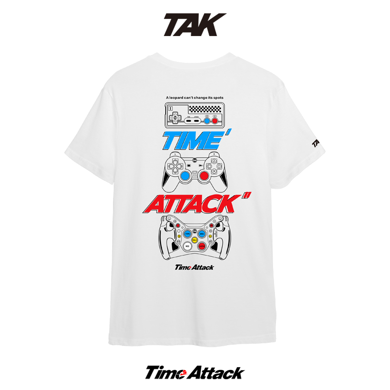 TAK短袖潮流情侣改装车T恤