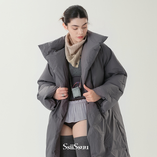 Ssiissuu芭蕾舞蹈运动训练保暖防水抗皱鸭绒高蓬松度羽绒服7010
