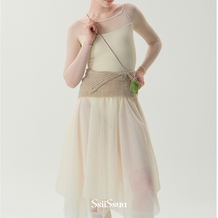 Ssiissuu芭蕾舞蹈训练排练气质微光网纱裙七分裙首创设计款 2009