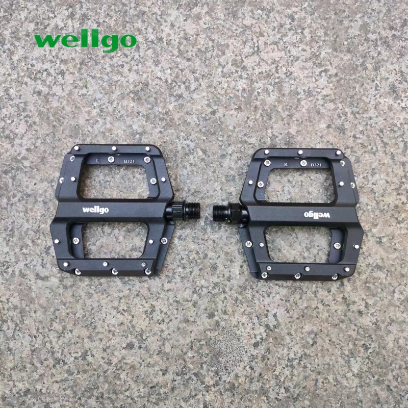 wellgo高强度铝合金CNC一体脚踏