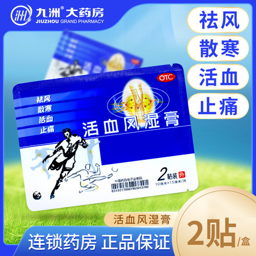 【得生】活血风湿膏2贴/袋