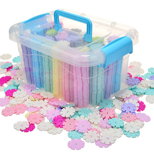 雪花片儿童智力开发动手宝宝