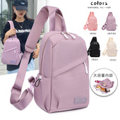 运动款 胸前包斜挎包女腰包2025年新款 潮流小挎包士夏季 轻便胸包女