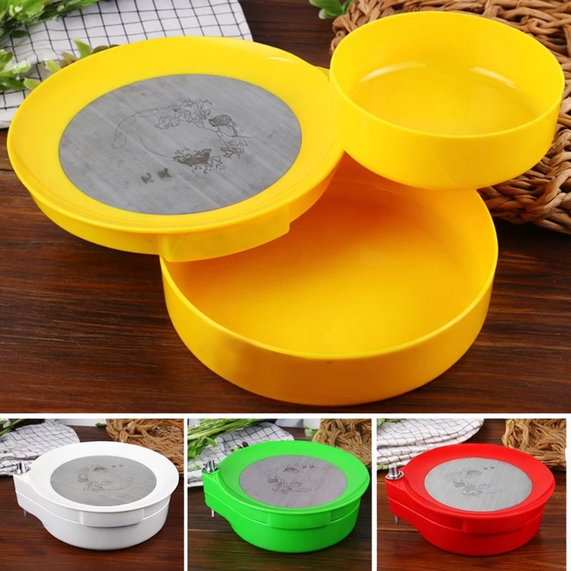 钓鱼强磁拉饵盘饵料盆鱼饵盆