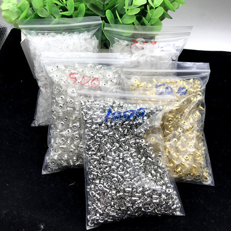 diy金属耳帽透明塑料树胶