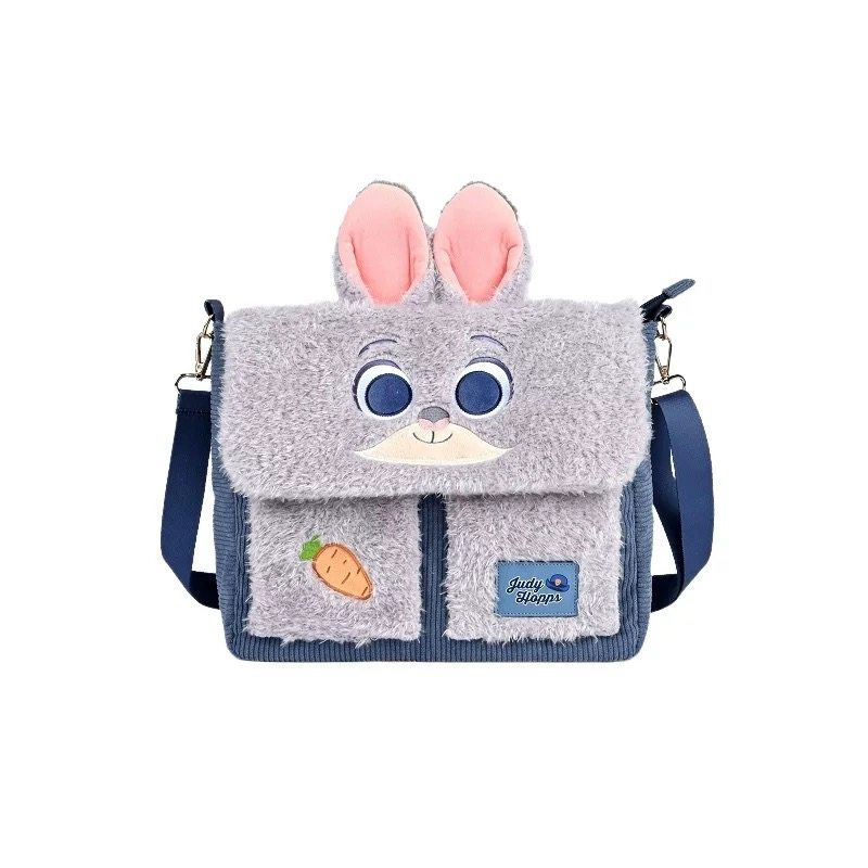 正版带防伪疯狂动物城尼克朱迪单肩斜挎包秋冬毛绒电脑包托特包,模玩/动漫/周边/娃圈三坑/桌游,动漫背包/钱包/箱包,淘宝优惠券,粉丝福利购,淘宝优惠卷