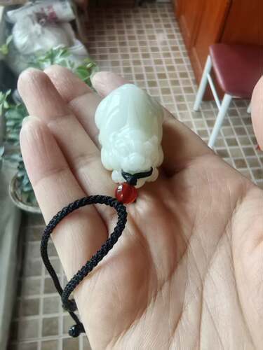 陕西西安兵马俑精品蓝田玉活玉貔貅挂件天然玉石吊坠正品玉坠送证