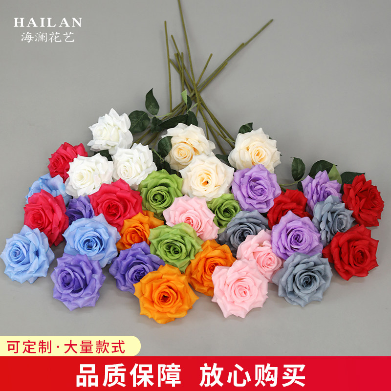 钻石玫装饰奥斯汀玫瑰花仿真花花艺婚礼假花花束仿真花美陈花材