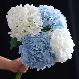 绣球花仿真绣球手感保湿仿真花酒店人造花婚礼堂装饰婚庆假花花艺