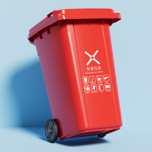 商用垃圾桶大号大容量户外环卫240升物业小区餐饮120L带盖分类桶