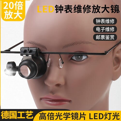 头戴式放大镜太阳火鸽子眼维修