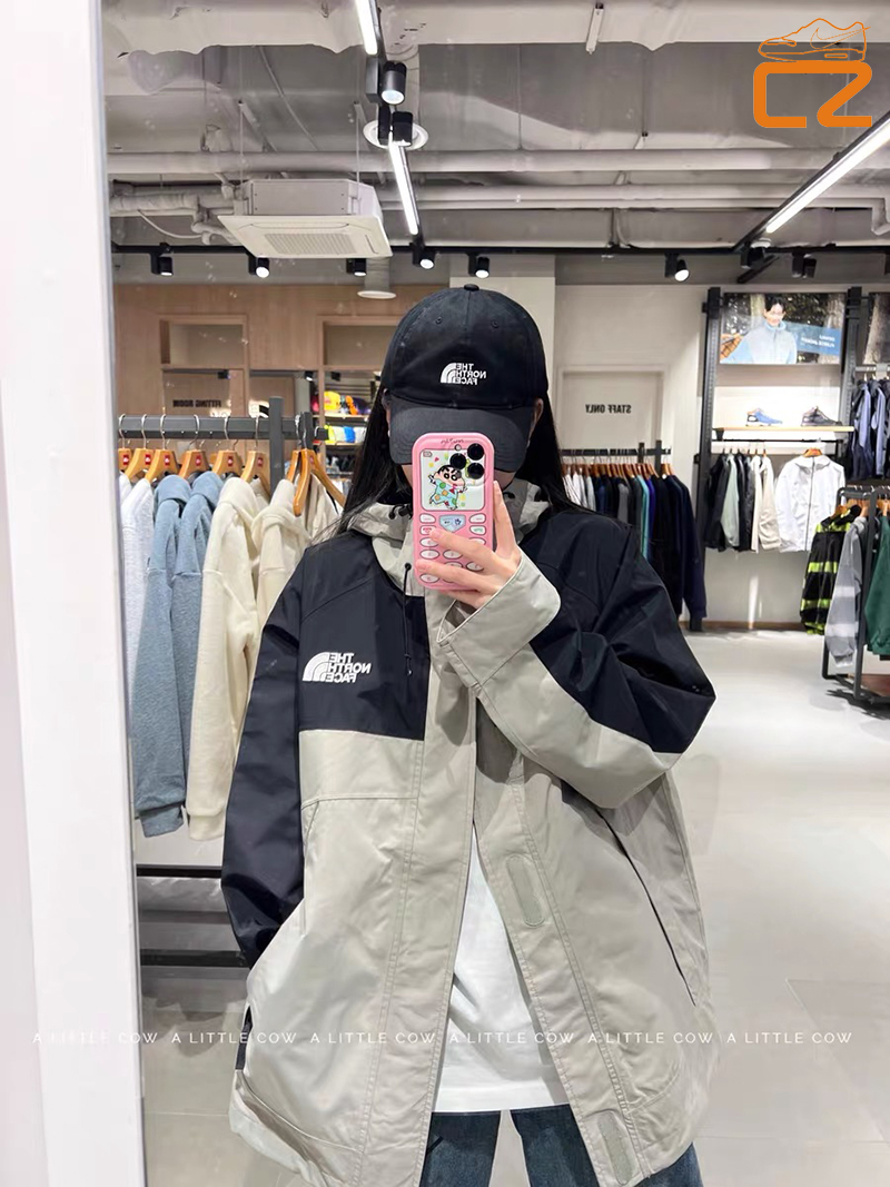 TheNorthFace北面 24年春季男女款连帽冲锋衣dryvent防水防风面料