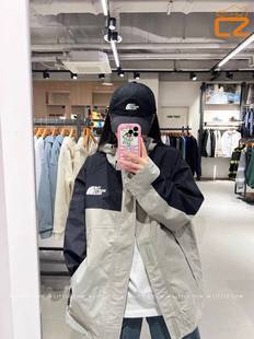 TheNorthFace北面 24年春季男女款连帽冲锋衣dryvent防水防风面料