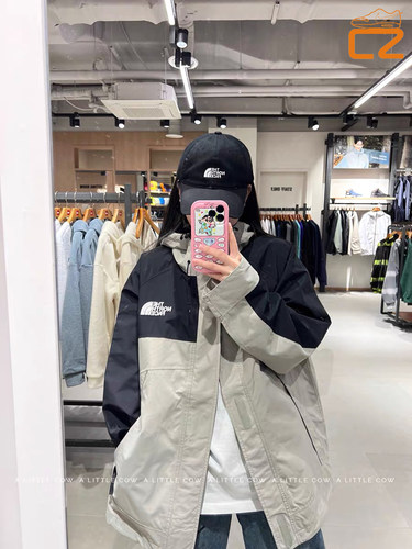 TheNorthFace北面 24年春季男女款连帽冲锋衣dryvent防水防风面料