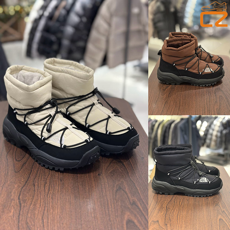北面TheNorthFace秋冬新款保暖防滑防雨雪加厚加棉鹅绒中帮雪地靴