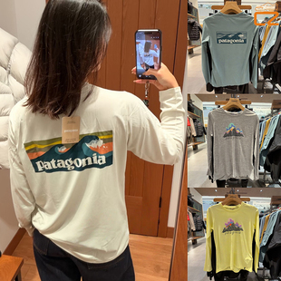 巴塔哥尼亚26新款Patagonia Cool Daily Graphic C1速干女款长袖T