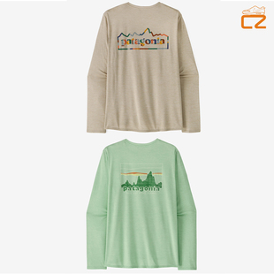 巴塔哥尼亚25新款Patagonia Cool Daily Graphic C1速干男款长袖T