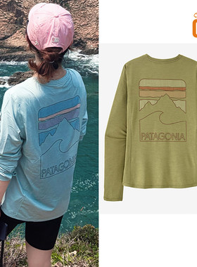 巴塔哥尼亚26款Patagonia Sun Shirt UPF 40 C1速干防晒女款长袖T