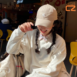 MLB洋基队男女款软顶可调节鸭舌棒球帽 NY LA 卡其 墨绿 小logo标