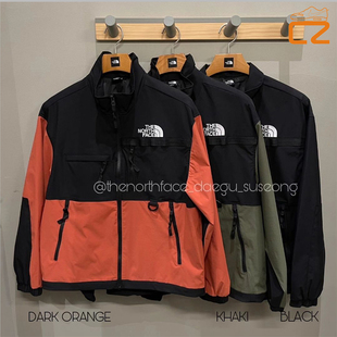 成长TheNorthFace北面23年秋冬男女潮流新款军绿工装立领夹克外套