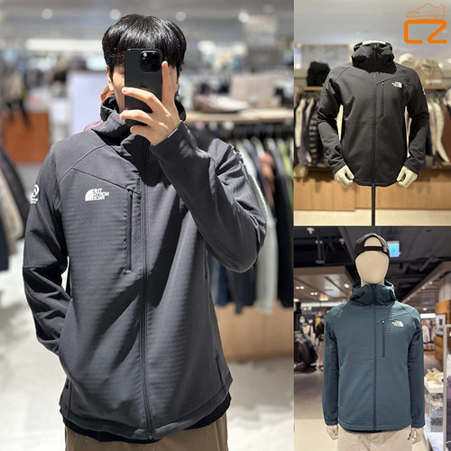 TheNorthFace北面巅峰SUMMIT抓绒软壳防风泼水保暖连帽夹克帽衫