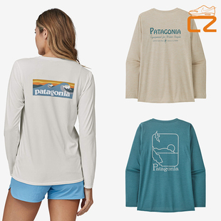 巴塔哥尼亚25新款Patagonia Cool Daily Graphic C1速干女款长袖T