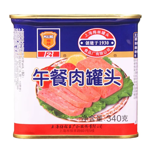 Шанхай Мерлин Мясо 340G*24 банки полная коробка с горячим горшком
