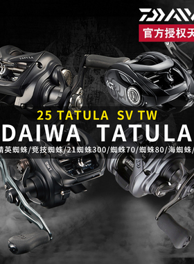 DAIWA达亿瓦25 PT蜘蛛TATULA红蜘蛛DS大师黑蜘蛛泛用远投水滴轮