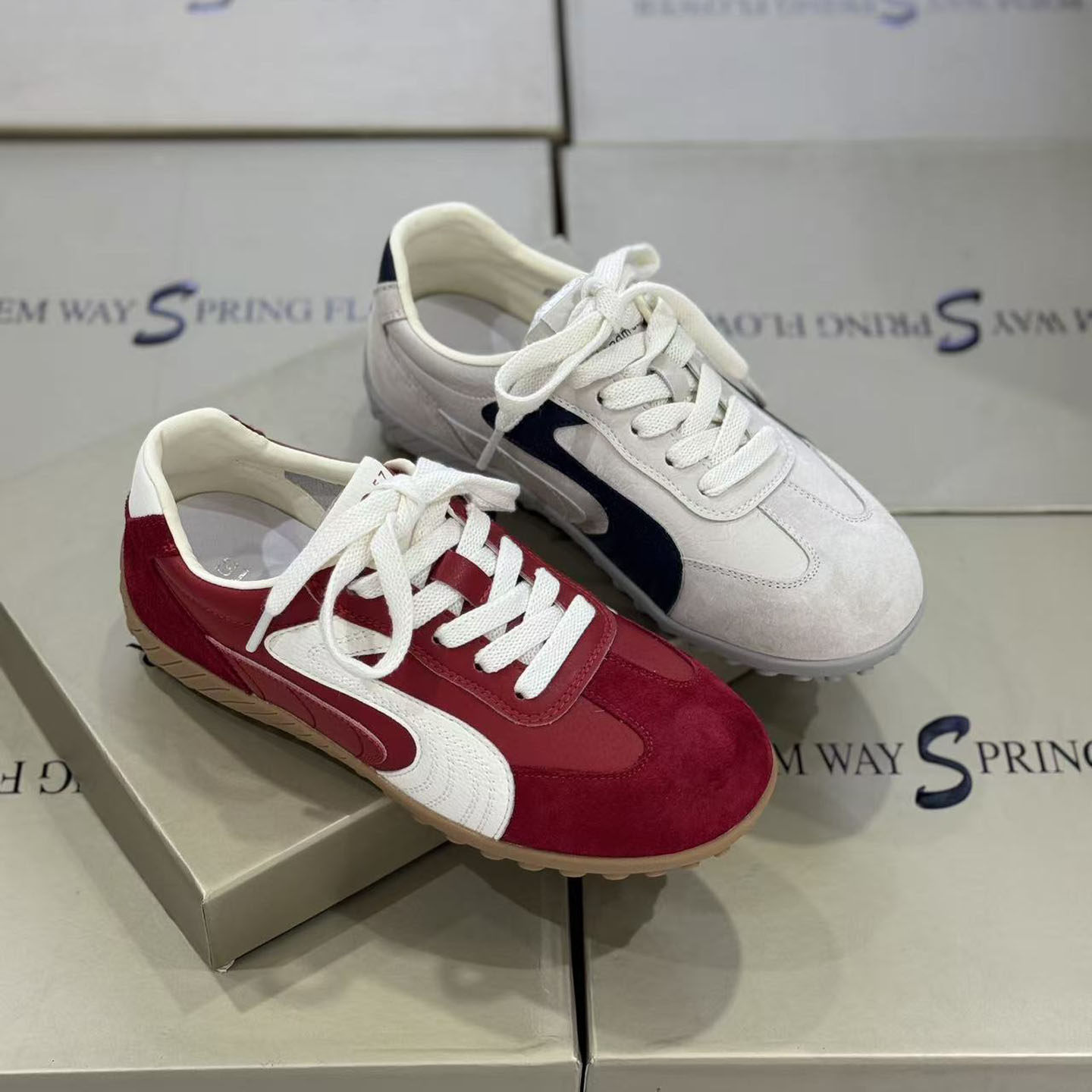 诗路花语德训鞋女2025年秋季新款