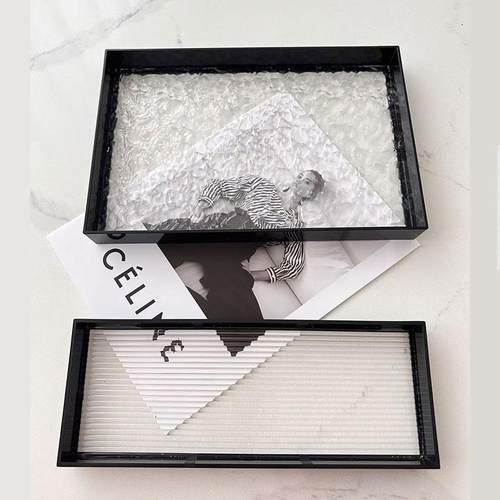 亚克力托盘酒店洗手台香薰置物架